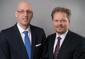 Peter Wilkes and Sascha Hennig, Managing Directors Biesterfeld Performance Rubber Peter Wilkes and Sascha Hennig, Managing Directors Biesterfeld Performance Rubber